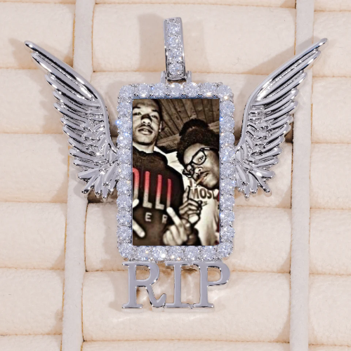 RIP WING 3D CUSTOM PICTURE PENDANT