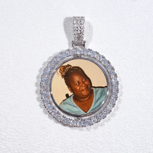 3D Spinning 2-Faced Custom Picture Pendant