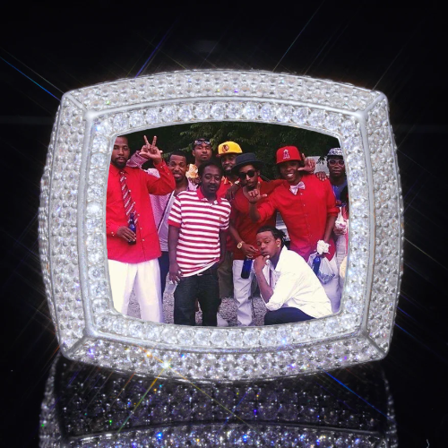 3D CUSTOM PICTURE ICED RING