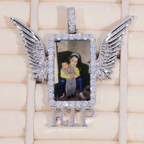 RIP WING 3D CUSTOM PICTURE PENDANT