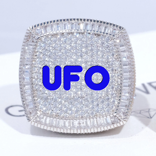 CUSTOM LETTER 3D ICED RING