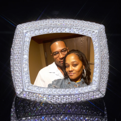 3D CUSTOM PICTURE ICED RING
