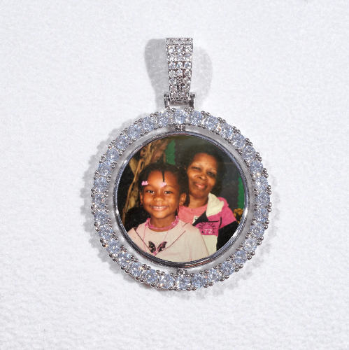 3D Spinning 2-Faced Custom Picture Pendant