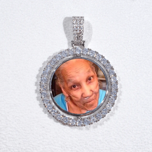3D Spinning 2-Faced Custom Picture Pendant