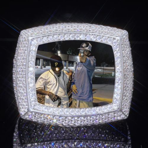 3D CUSTOM PICTURE ICED RING