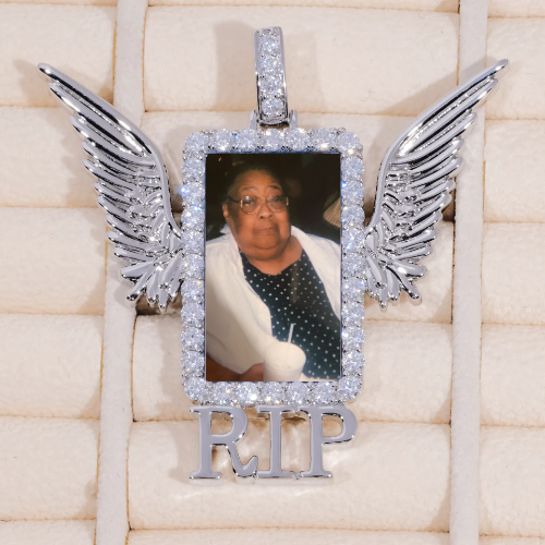 RIP WING 3D CUSTOM PICTURE PENDANT