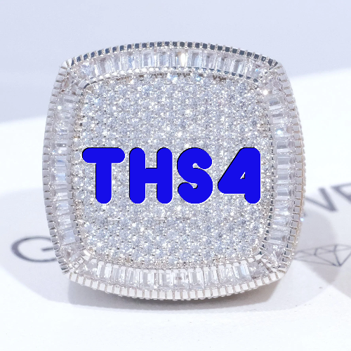 CUSTOM LETTER 3D ICED RING