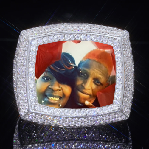 3D CUSTOM PICTURE ICED RING