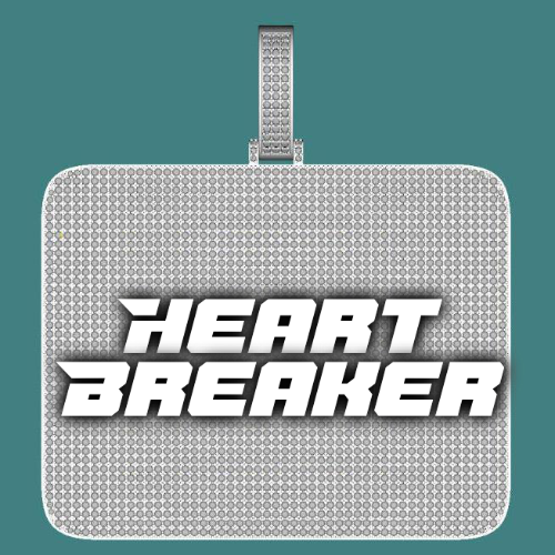 CUSTOM LETTER NECKLACE 3D BIG SQUARE