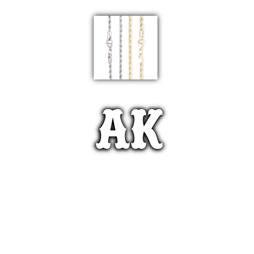 Custom Letters Freibeuter Font Necklace