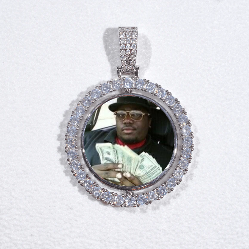 3D Spinning 2-Faced Custom Picture Pendant