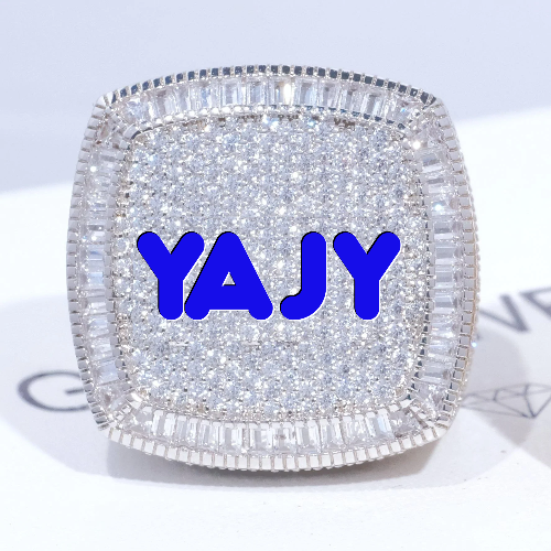 CUSTOM LETTER 3D ICED RING