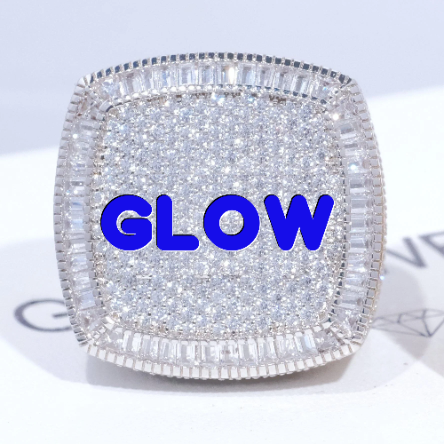 CUSTOM LETTER 3D ICED RING