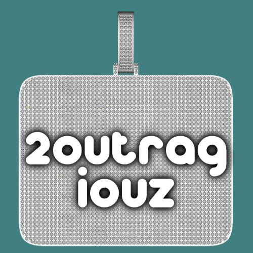 CUSTOM LETTER NECKLACE 3D BIG SQUARE