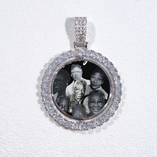3D Spinning 2-Faced Custom Picture Pendant