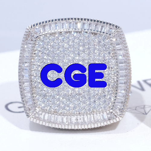 CUSTOM LETTER 3D ICED RING