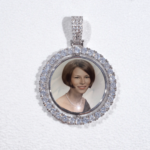 3D Spinning 2-Faced Custom Picture Pendant