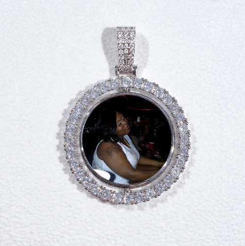 3D Spinning 2-Faced Custom Picture Pendant