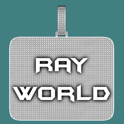 CUSTOM LETTER NECKLACE 3D BIG SQUARE