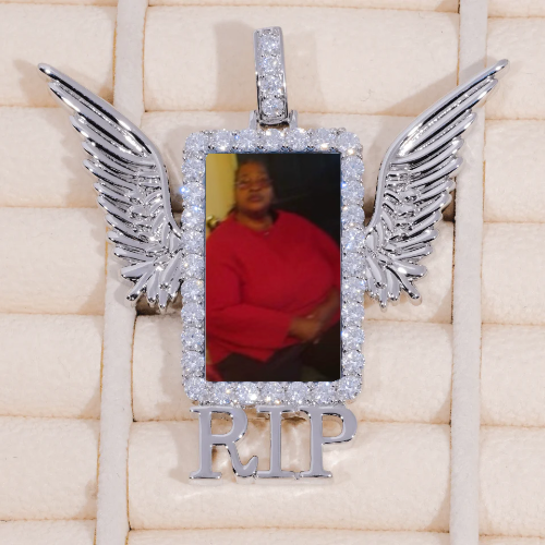 RIP WING 3D CUSTOM PICTURE PENDANT