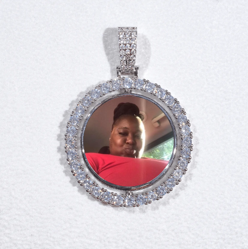 3D Spinning 2-Faced Custom Picture Pendant