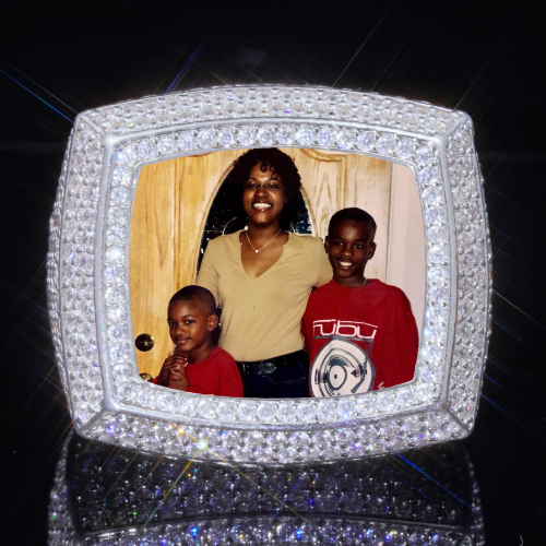 3D CUSTOM PICTURE ICED RING