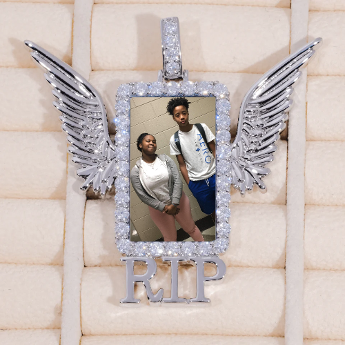RIP WING 3D CUSTOM PICTURE PENDANT