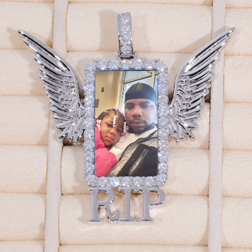 RIP WING 3D CUSTOM PICTURE PENDANT