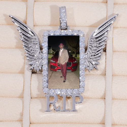 RIP WING 3D CUSTOM PICTURE PENDANT