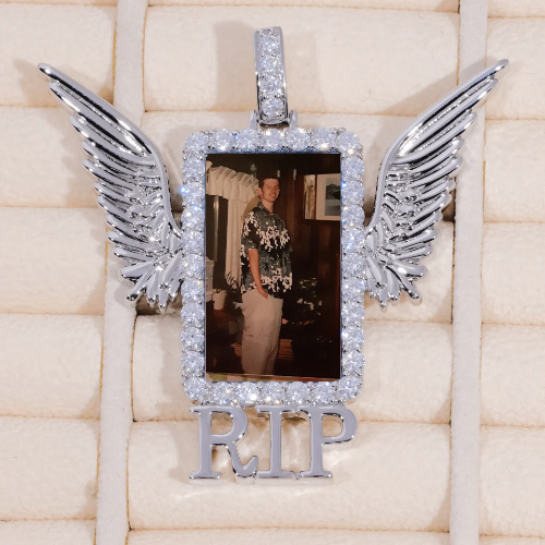 RIP WING 3D CUSTOM PICTURE PENDANT