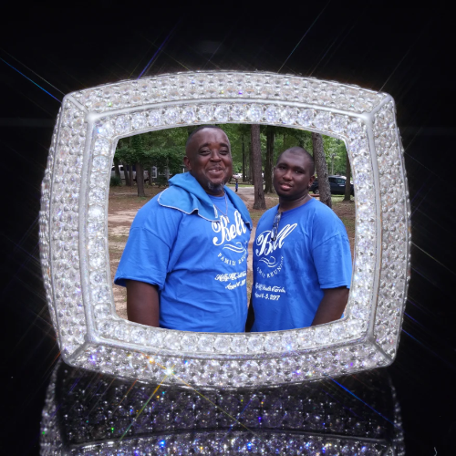 3D CUSTOM PICTURE ICED RING