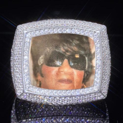 3D CUSTOM PICTURE ICED RING