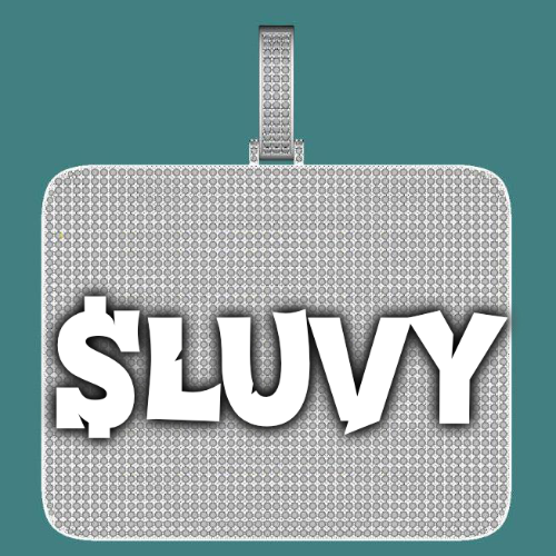 CUSTOM LETTER NECKLACE 3D BIG SQUARE
