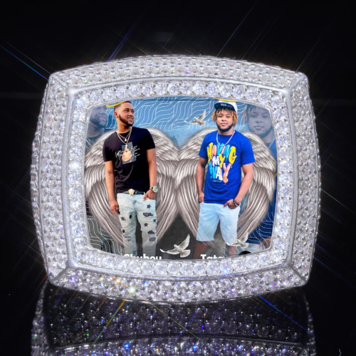 3D CUSTOM PICTURE ICED RING