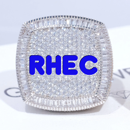 CUSTOM LETTER 3D ICED RING