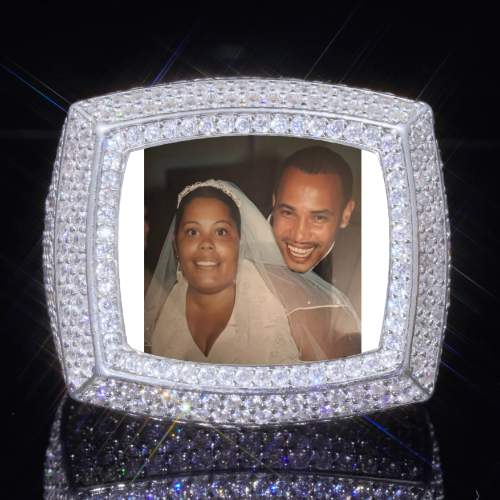 3D CUSTOM PICTURE ICED RING