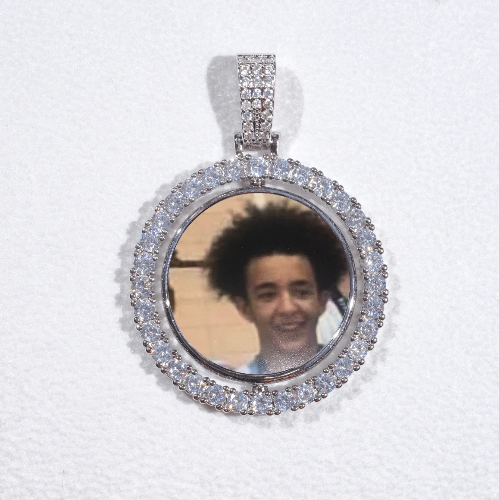3D Spinning 2-Faced Custom Picture Pendant