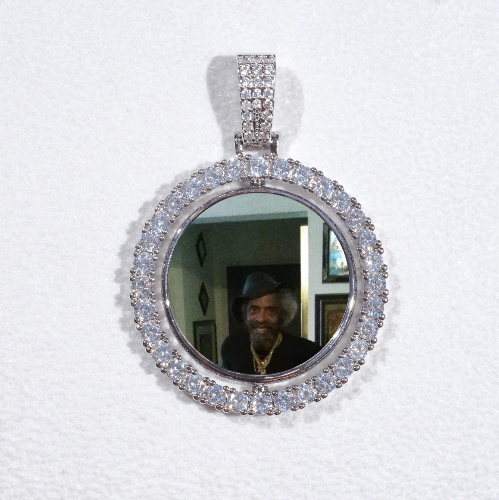 3D Spinning 2-Faced Custom Picture Pendant