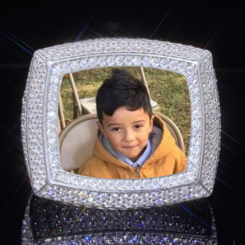 3D CUSTOM PICTURE ICED RING