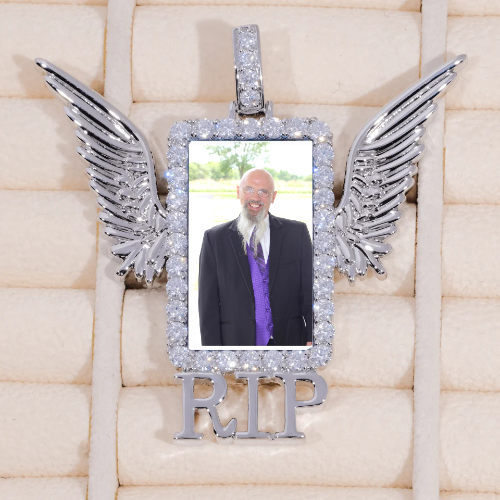 RIP WING 3D CUSTOM PICTURE PENDANT