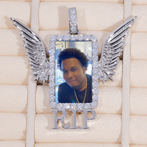 RIP WING 3D CUSTOM PICTURE PENDANT