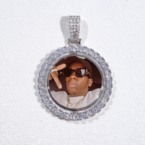 3D Spinning 2-Faced Custom Picture Pendant