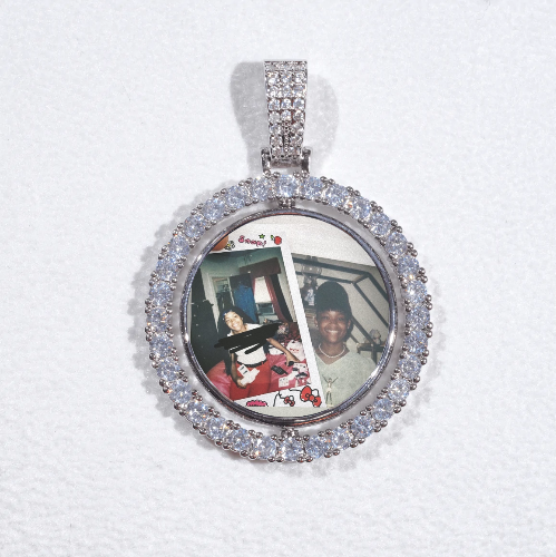 3D Spinning 2-Faced Custom Picture Pendant