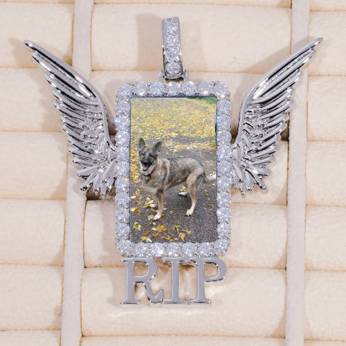 RIP WING 3D CUSTOM PICTURE PENDANT