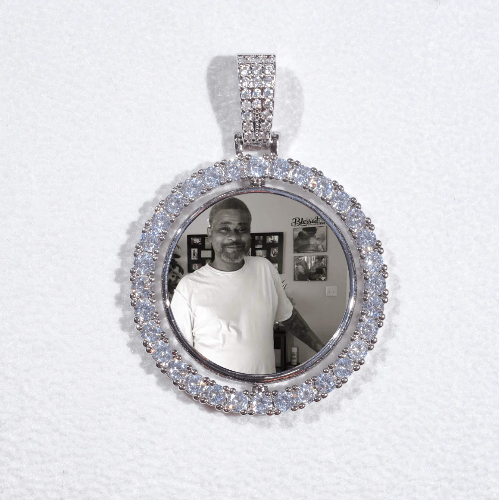 3D Spinning 2-Faced Custom Picture Pendant