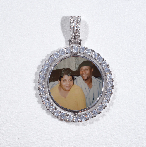 3D Spinning 2-Faced Custom Picture Pendant