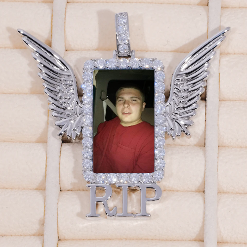RIP WING 3D CUSTOM PICTURE PENDANT