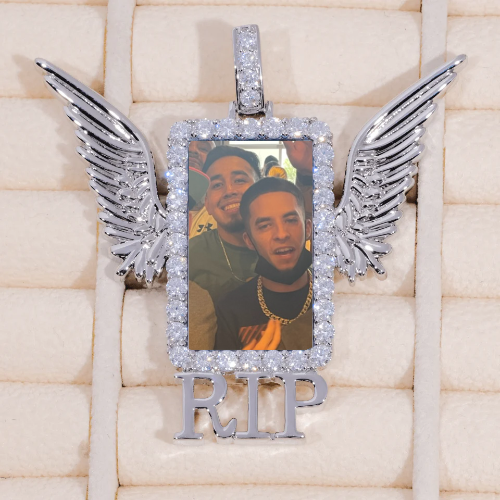 RIP WING 3D CUSTOM PICTURE PENDANT