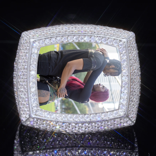 3D CUSTOM PICTURE ICED RING