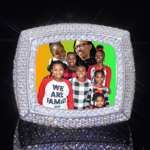 3D CUSTOM PICTURE ICED RING